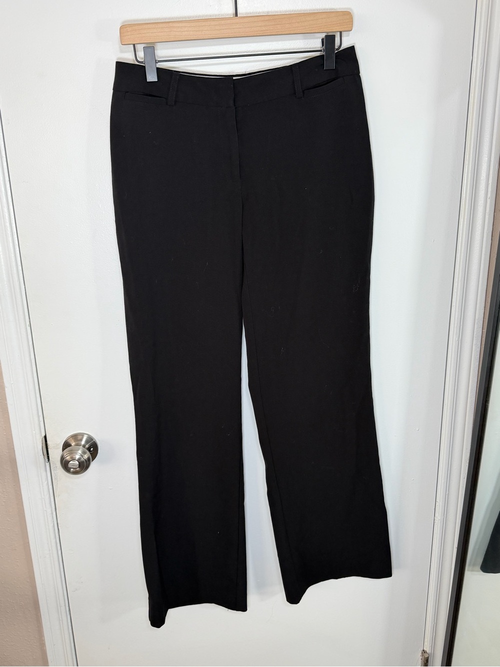 Black Dress Pants - Classic Straight Leg - 4